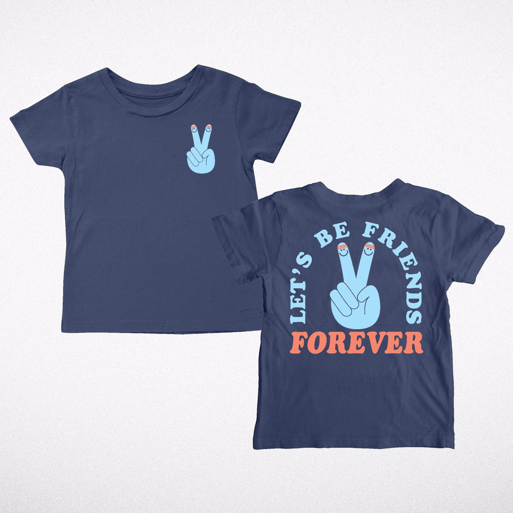 Tiny Whales Let's Be Friends Tee